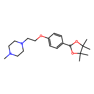 1-Methyl-4-{2-[4-(tetramethyl-1,3,2-dioxaborolan-2-yl)phenoxyl]ethyl}piperazine,910462-34-9