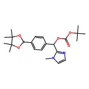 Carbonic acid tert-butyl ester (1-methyl-1H-imidazol-2-yl)-[4-(4,4,5,5-tetramethyl-[1,3,2]dioxaborolan-2-yl)-phenyl]-methyl ester,2724208-11-9