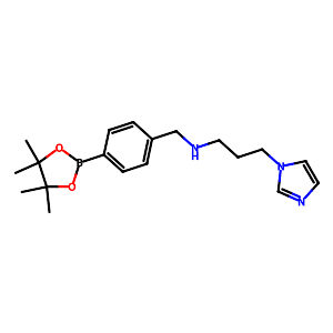 4-[3-(1-Imidazolyl)propylaminomethyl]benzeneboronic acid pinacol ester,1257648-78-4