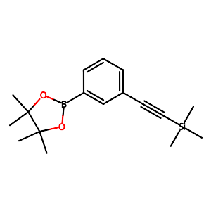 4,4,5,5-Tetramethyl-2-(3-trimethylsilanylethynyl-phenyl)-[1,3,2]dioxaborolane,915402-03-8