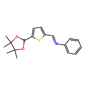 2-(Phenyliminomethyl)thiophene-5-boronic acid pinacol ester,1257651-22-1