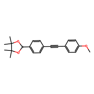 4-(4-Methoxyphenylethynyl)benzeneboronic acid pinacol ester,1190376-24-9