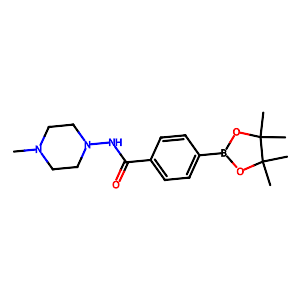 [4-(1'-Amino-4'-methylpiperazine-1-carbonyl)phenyl]boronic acid pinacol ester,879486-21-2
