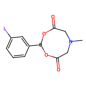2-(3-iodophenyl)-6-methyl-1,3,6,2-dioxazaborocane-4,8-dione,1287221-37-7