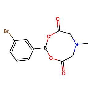 2-(3-Bromophenyl)-6-methyl-1,3,6,2-dioxazaborocane-4,8-dione,943552-25-8