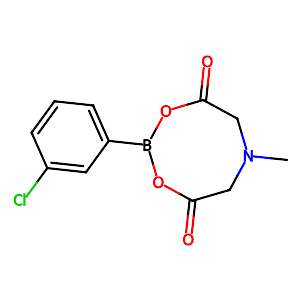 2-(3-Chlorophenyl)-6-methyl-1,3,6,2-dioxazaborocane-4,8-dione,1604722-17-9