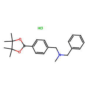 N-Benzyl-N-methyl-1-(4-(4,4,5,5-tetramethyl-1,3,2-dioxaborolan-2-yl)phenyl)methanamine hydrochloride,2724208-23-3