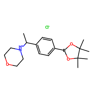 4-(1-(4-(4,4,5,5-Tetramethyl-1,3,2-dioxaborolan-2-yl)phenyl)ethyl)morpholine hydrochloride,2377587-53-4