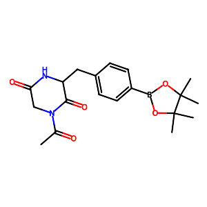 1-Acetyl-3-(4-(4,4,5,5-tetramethyl-1,3,2-dioxaborolan-2-yl)benzyl)piperazine-2,5-dione,2490665-92-2