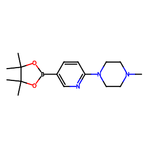 1-Methyl-4-(5-(4,4,5,5-tetramethyl-1,3,2-dioxaborolan-2-yl)pyridin-2-yl)piperazine,918524-63-7