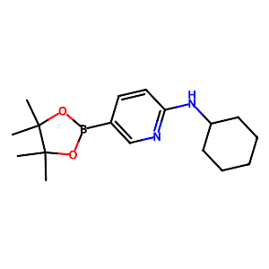 N-Cyclohexyl-5-(4,4,5,5-tetramethyl-1,3,2-dioxaborolan-2-yl)pyridin-2-amine,1073354-34-3