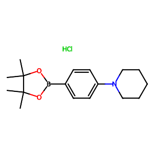 1-(4-(4,4,5,5-tetramethyl-1,3,2-dioxaborolan-2-yl)phenyl)piperidine hydrochloride,2724208-31-3