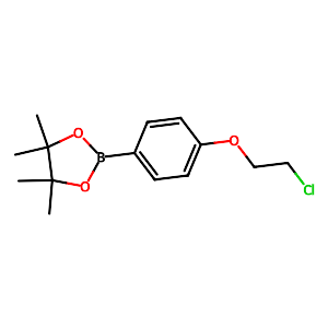 2-(4-(2-Chloroethoxy)phenyl)-4,4,5,5-tetramethyl-1,3,2-dioxaborolane,1256359-01-9