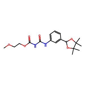 3-(3-((2-Methoxyethoxy)carbonyl)ureido)phenylboronic acid pinacol ester,2490665-94-4