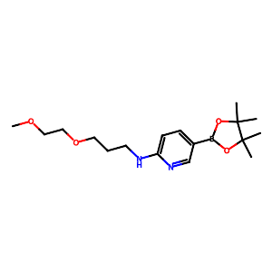 N-(3-(2-Methoxyethoxy)propyl)-5-(4,4,5,5-tetramethyl-1,3,2-dioxaborolan-2-yl)pyridin-2-amine,2490665-96-6