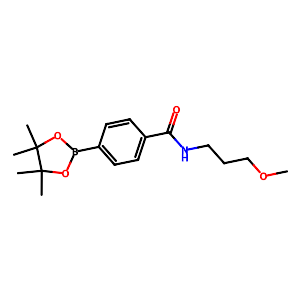 N-(3-Methoxypropyl)-4-(4,4,5.5-tetramethyl-1.3.2-dioxaborolan-2-yl)benzamide,1509932-25-5