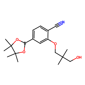 2-(3-Hydroxy-2,2-dimethylpropoxy)-4-(4,4,5,5-tetramethyl-1,3,2-dioxaborolan-2-yl)benzonitrile,2490666-02-7