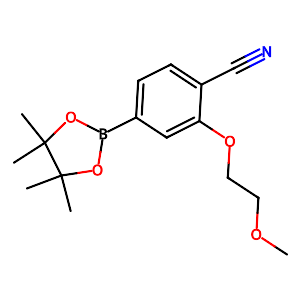 2-(2-methoxyethoxy)-4-(4,4,5,5-tetramethyl-1,3,2-dioxaborolan-2-yl)benzonitrile,2490666-05-0