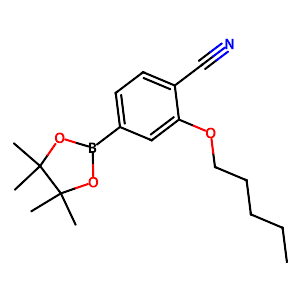 2-Pentyloxy-4-(4,4,5,5-tetramethyl-1,3,2-dioxaborolan-2-yl)benzonitrile,2490666-08-3