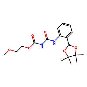 2-(3-((2-Methoxyethoxy)carbonyl)ureido)phenylboronic acid pinacol ester,2490666-09-4