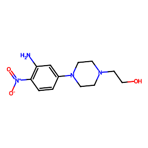 2-(4-(3-amino-4-nitrophenyl)piperazin-1-yl)ethanol,23470-44-2