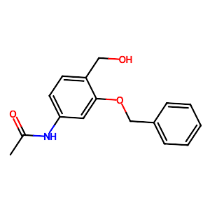 N-(3-(Benzyloxy)-4-(hydroxymethyl)phenyl)acetamide,107351-60-0