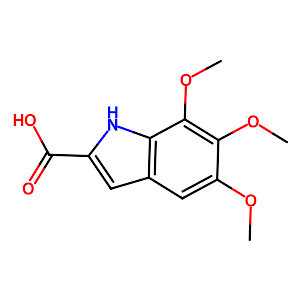5,6,7-Trimethoxy-1H-indole-2-carboxylic acid,128781-07-7