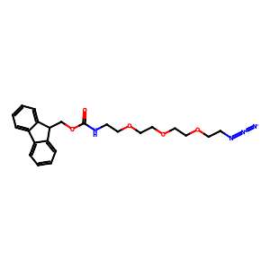 5,8,11-Trioxa-2-azatridecanoic acid, 13-azido-. 9H-fluoren-9-ylmethyl ester,1172605-58-1