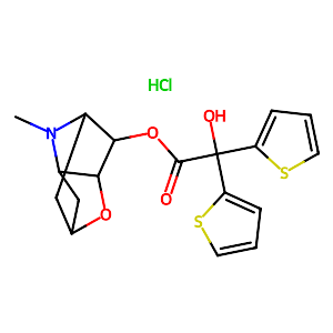 (2S,3aS,5R,6R,6aR)-4-Methylhexahydro-2H-2,5-methanofuro[3,2-b]pyrrol-6-yl 2-hydroxy-2,2-di(thiophen-2-yl)acetate (Impurity-M in EP) hydrochloride,1459721-06-2