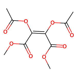 (E)-Dimethyl 2,3-diacetoxyfumarate,130-84-7