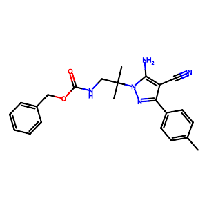 Benzyl (2-(5-amino-4-cyano-3-(p-tolyl)-1H-pyrazol-1-yl)-2-methylpropyl)carbamate,1354825-87-8