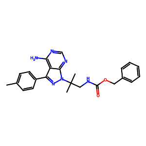 Benzyl (2-(4-amino-3-(p-tolyl)-1H-pyrazolo[3,4-d]pyrimidin-1-yl)-2-methylpropyl)carbamate,1354825-88-9