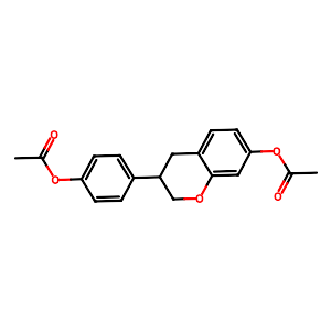 4-(7-acetoxychroman-3-yl)phenyl acetate,69618-79-7