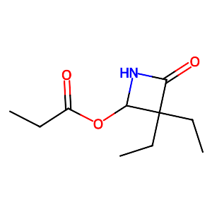 3,3-Diethyl-4-oxoazetidin-2-yl propionate,142935-44-2