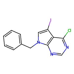 7-Benzyl-4-chloro-5-iodo-7H-pyrrolo[2,3-d]pyrimidine,1244855-59-1