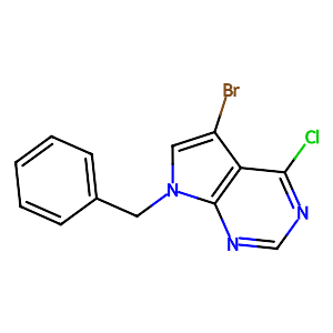 7-Benzyl-5-bromo-4-chloro-7H-pyrrolo[2,3-d]pyrimidine,1244855-70-6