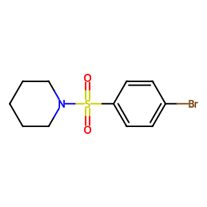 1-[(4-Bromophenyl)sulphonyl]piperidine,834-66-2