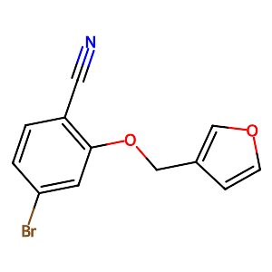 4-Bromo-2-(furan-3-ylmethoxy)benzonitrile,1597781-25-3