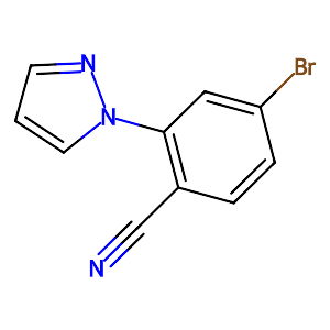 4-Bromo-2-(1H-pyrazol-1-yl)benzonitrile,1597674-19-5