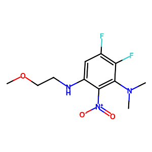 4,5-difluoro-N1-(2-methoxyethyl)-N3,N3-dimethyl-2-nitrobenzene-1,3-diamine,2306425-68-1