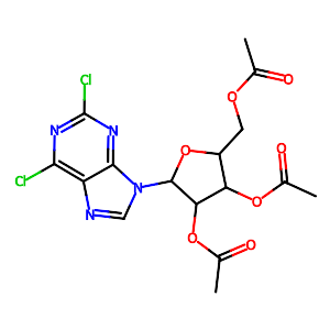 2,6-Dichloro-9-(2,3,5-tri-O-acetyl-beta-D-ribofuranosyl)purine,3056-18-6