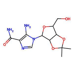 5-Amino-1-((3aR,4R,6R,6aR)-6-(hydroxymethyl)-2,2-dimethyltetrahydrofuro[3,4-d][1,3]dioxol-4-yl)-1H-imidazole-4-carboxamide,3676-69-5