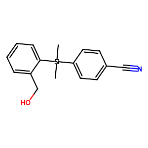{2-[(4-Cyano-phenyl)-dimethyl-silanyl]-phenyl}-methanol,947515-74-4