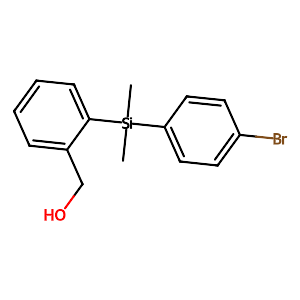 {2-[(4-Bromo-phenyl)-dimethyl-silanyl]-phenyl}-methanol,947515-73-3
