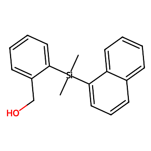 [2-(Dimethyl-naphthalen-1-yl-silanyl)-phenyl]-methanol,1217863-49-4