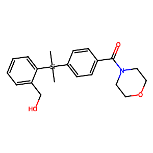 {4-[(2-Hydroxymethyl-phenyl)-dimethyl-silanyl]-phenyl}-morpholin-4-yl-methanone,1244855-81-9