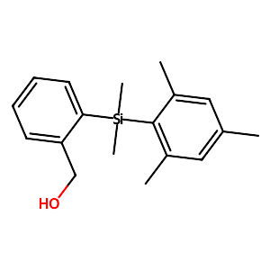 {2-[Dimethyl-(2,4,6-trimethyl-phenyl)-silanyl]-phenyl}-methanol,947515-76-6