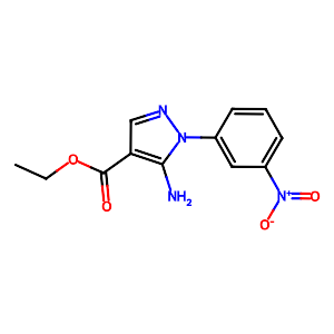 Ethyl 5-amino-1-(3-nitrophenyl)pyrazole-4-carboxylate,16459-34-0