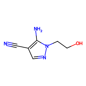 5-Amino-4-cyano-1-(2-hydroethyl)pyrazole,5346-53-2