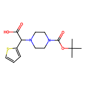 2-(4-Boc-piperazinyl)-2-(thiophen-2-yl)acetic acid,763109-79-1